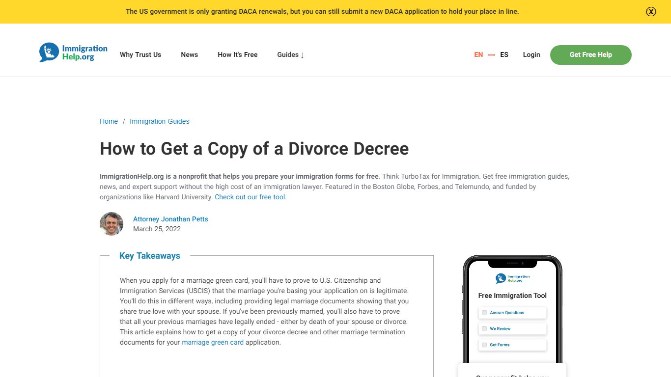 How to Get a Copy of a Divorce Decree - Immigration Help